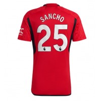 Manchester United Jadon Sancho #25 Fußballbekleidung Heimtrikot 2023-24 Kurzarm